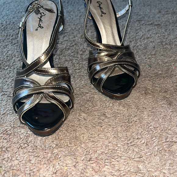 Qupid brown heels - Picture 2 of 4